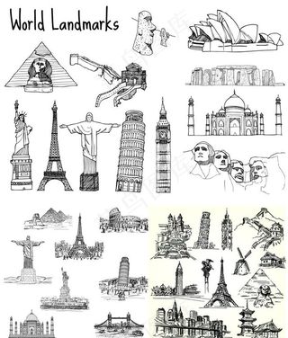 世界著名景点图片