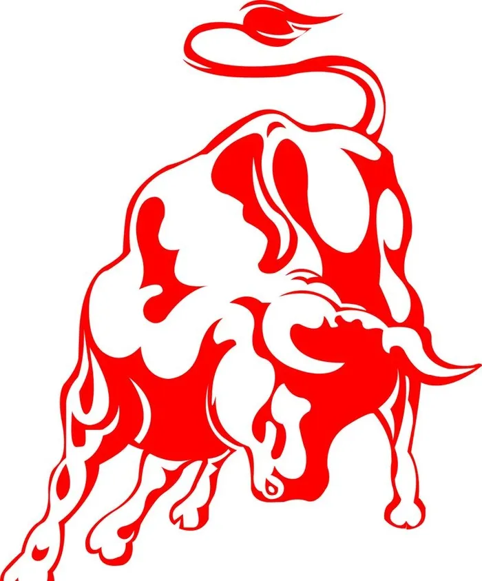斗牛图片cdr矢量模版下载