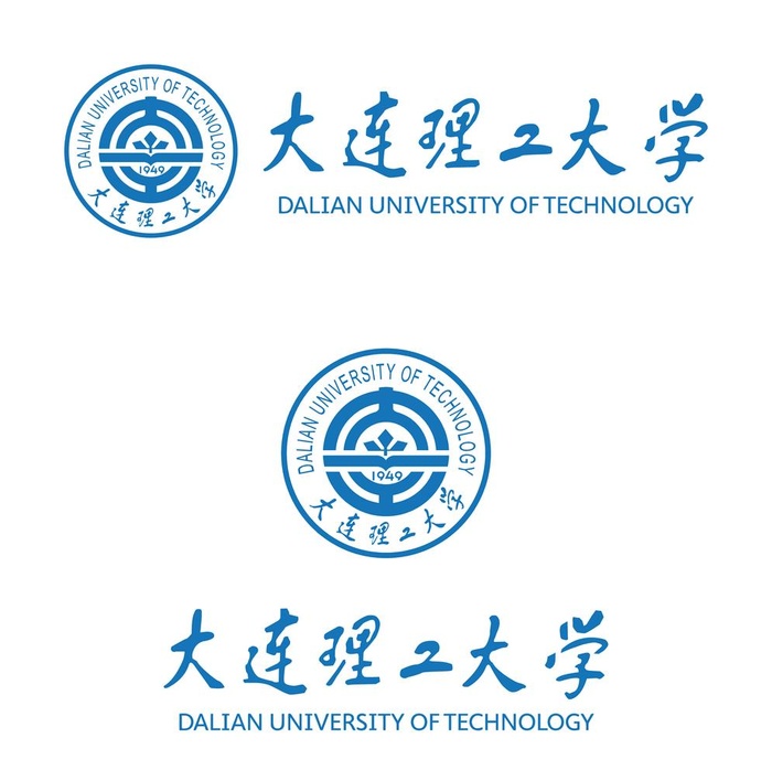 大连理工大学校徽新版图片ai矢量模版下载