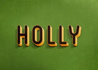 复古字体效果图片