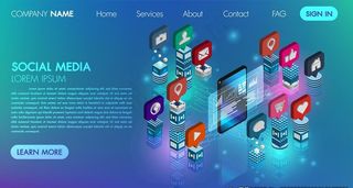 网络科技背景图片