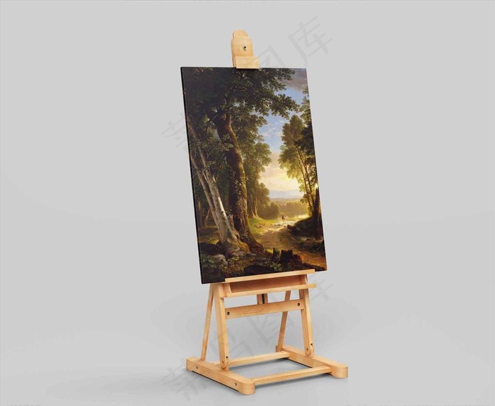 画架海报样机图片