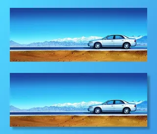 别克君威广告图片