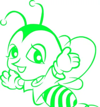 卡通小蜜蜂图片