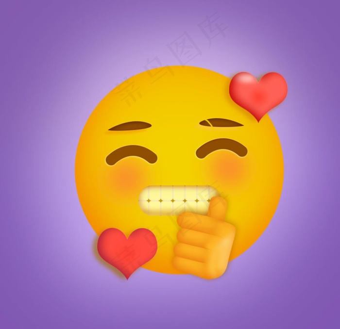 比心头像图片(1000x1000)psd模版下载