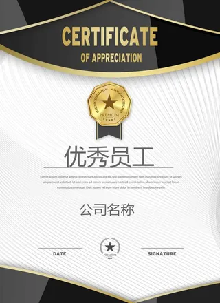 黑金授权荣誉证书图片