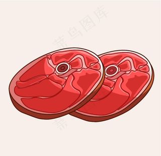 卡通肉图片