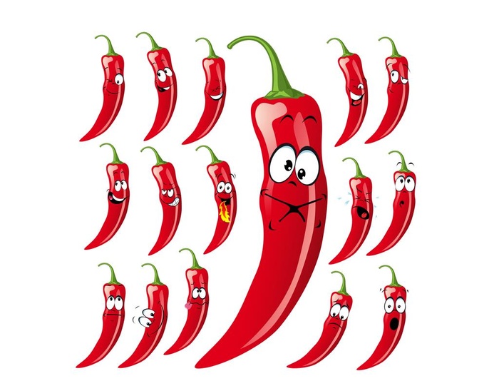 卡通辣椒图片