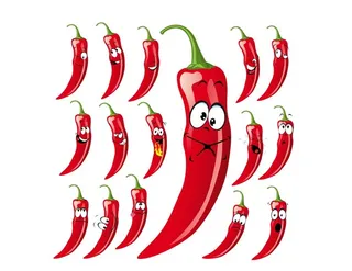 卡通辣椒图片