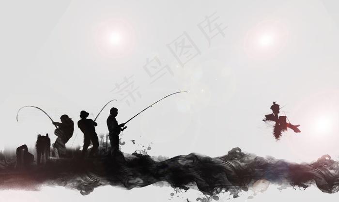 垂钓图片