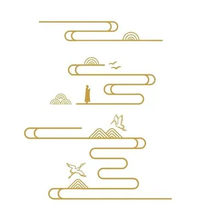 中式线条分割线古典花纹图片