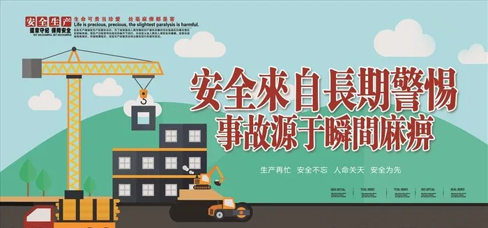 工地质量安全展板模板图片cdr矢量模版下载