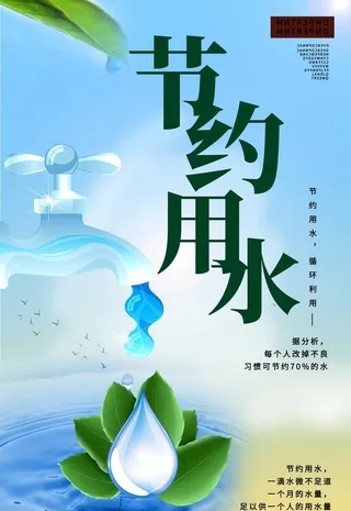 节约用水图片