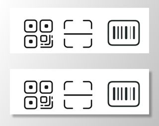 二维码扫一扫条形码图标图片
