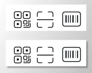 二维码扫一扫条形码图标图片