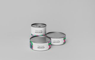 金属罐头样机图片
