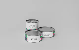 金属罐头样机图片