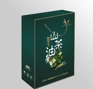 山茶油包装 (展开图)图片