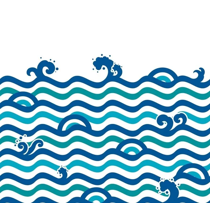 海浪背景图片eps,ai矢量模版下载