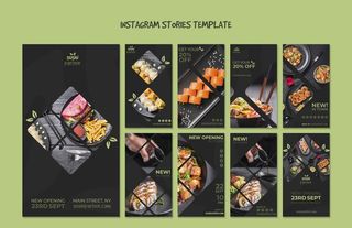 日式餐饮海报图片