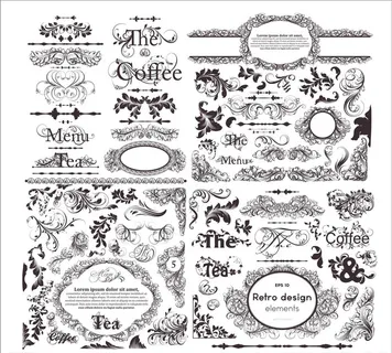 欧式花纹底纹图片