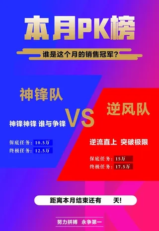 本月PK榜  VS 图片