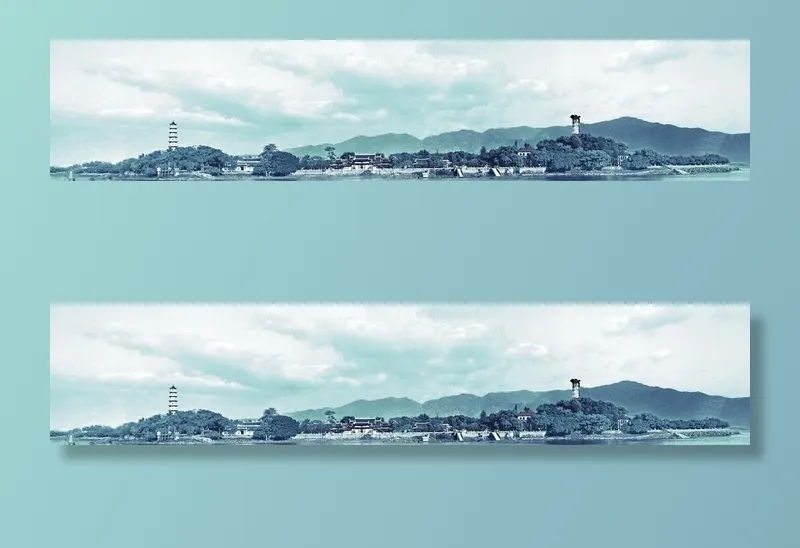 江心屿图片(5232x1215)
