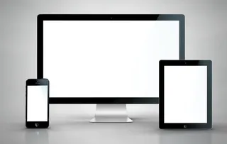 logo电脑展示样机贴图图片