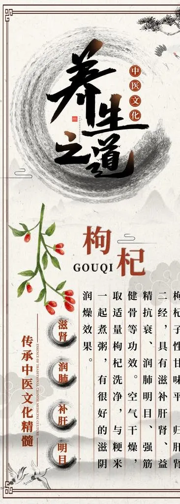 养生之道图片(4134x10630)psd模版下载