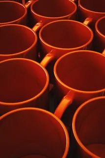 C4D 模型咖啡杯红色图片