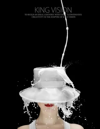 时尚杂志风美女摄影图片