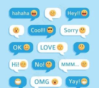 表情语言气泡图片