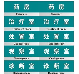 医院科室牌图片