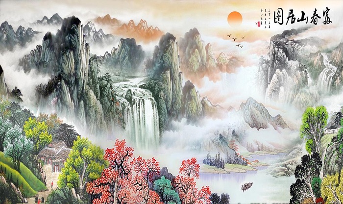 富春山居图图片(9071x5669)