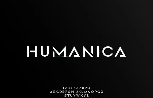 英文字母数字字体设计图片