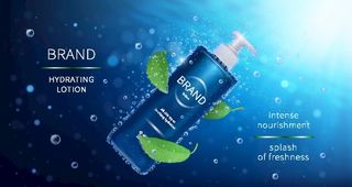 补水化妆品海报图片