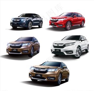 广汽本田冠道 分层素材图片