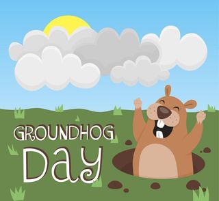 矢量土拨鼠图片