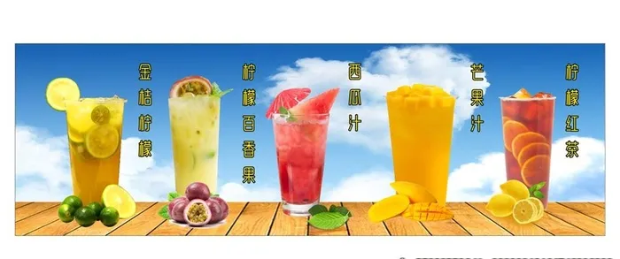 果汁海报图片cdr矢量模版下载