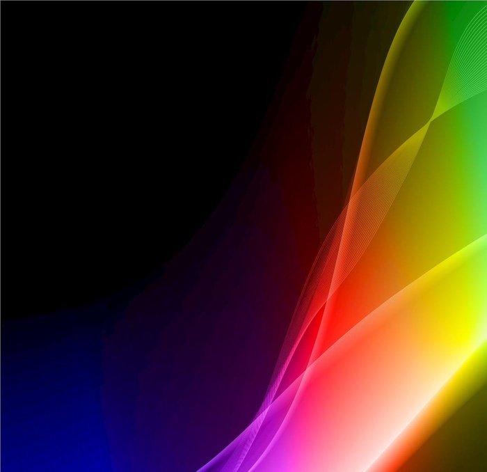 彩色渐变线条发光背景图片