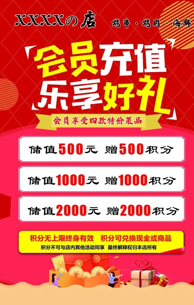 会员储值充值图片(2362x3543)psd模版下载