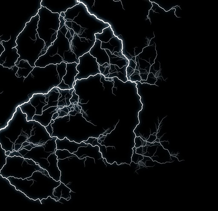 卡通闪电元素图片