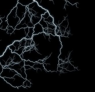 卡通闪电元素图片