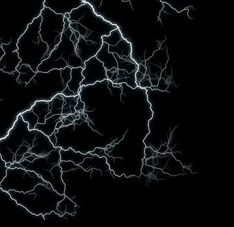 卡通闪电元素图片