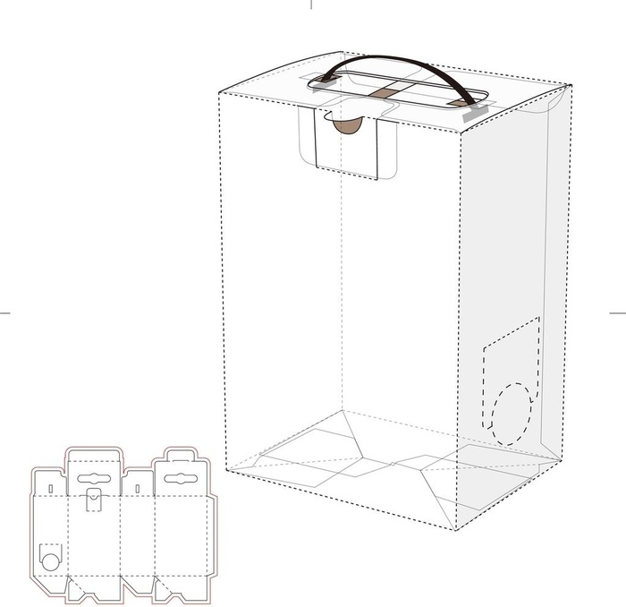 包装盒刀模图片