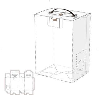 包装盒刀模图片