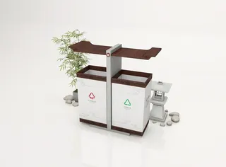 垃圾桶设计图片