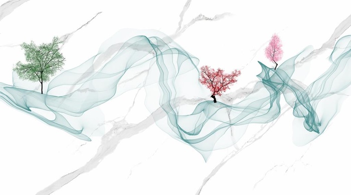 飘丝石纹中式背景图片