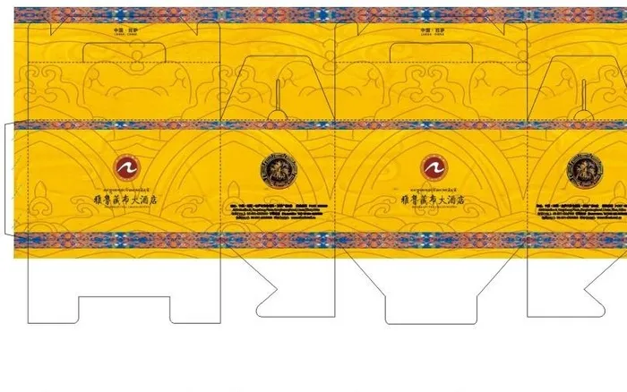 酒店礼盒图片cdr矢量模版下载