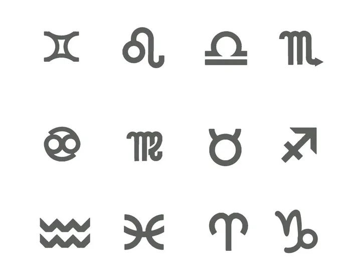 星座图标图片(2770x2170)psd模版下载